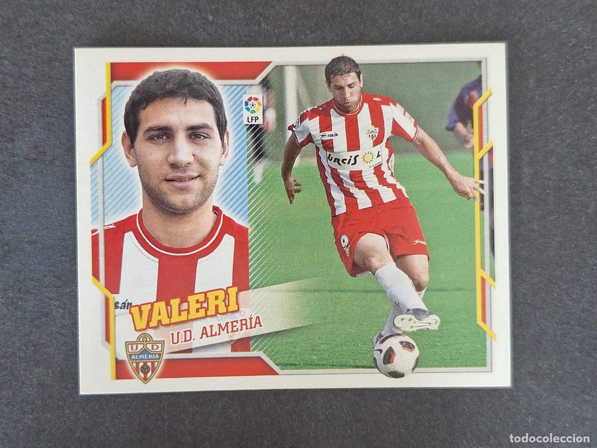 Football Stickers: L4 VALERI U. D. ALMERIA FICHAJE 20 LIGA ESTE 2010 2011 10 11 NUNCA PEGADO SIN PEGAR