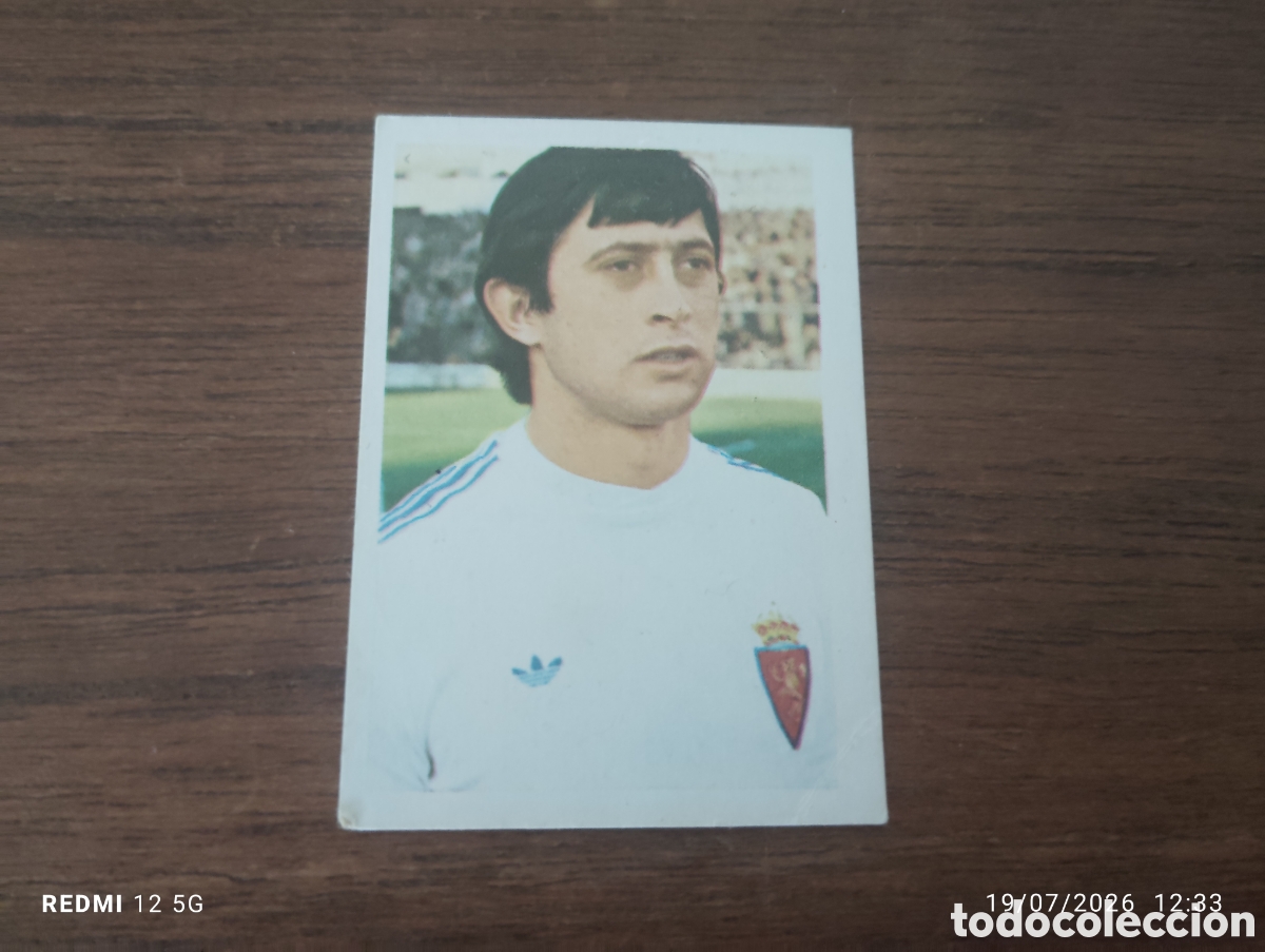 Cromos de Futebol: Camus Real Zaragoza Fher 78 79