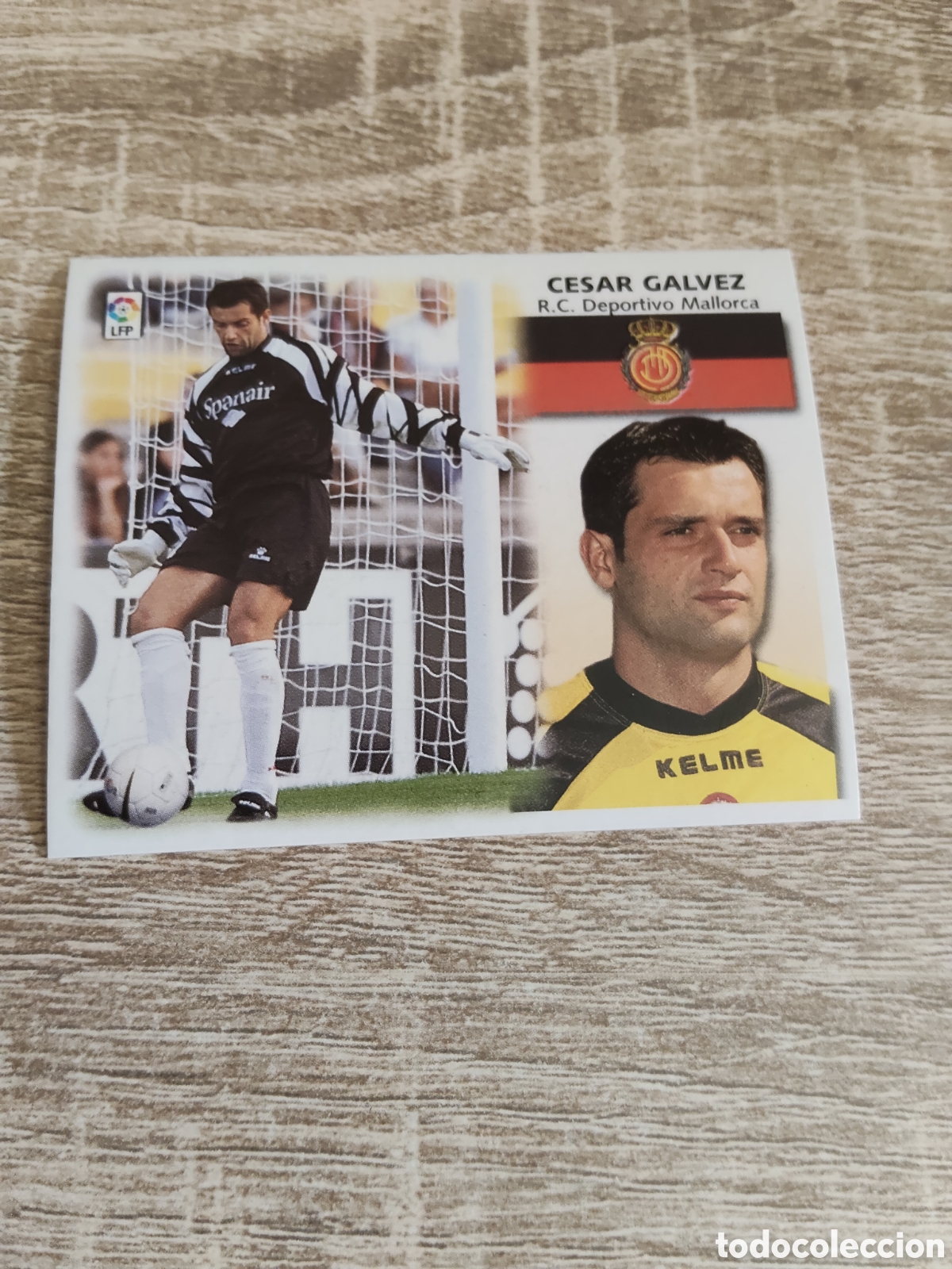 Cromos de f&uacute;tbol: C&eacute;sar G&aacute;lvez Mallorca liga 1999 2000 99 00 ediciones este