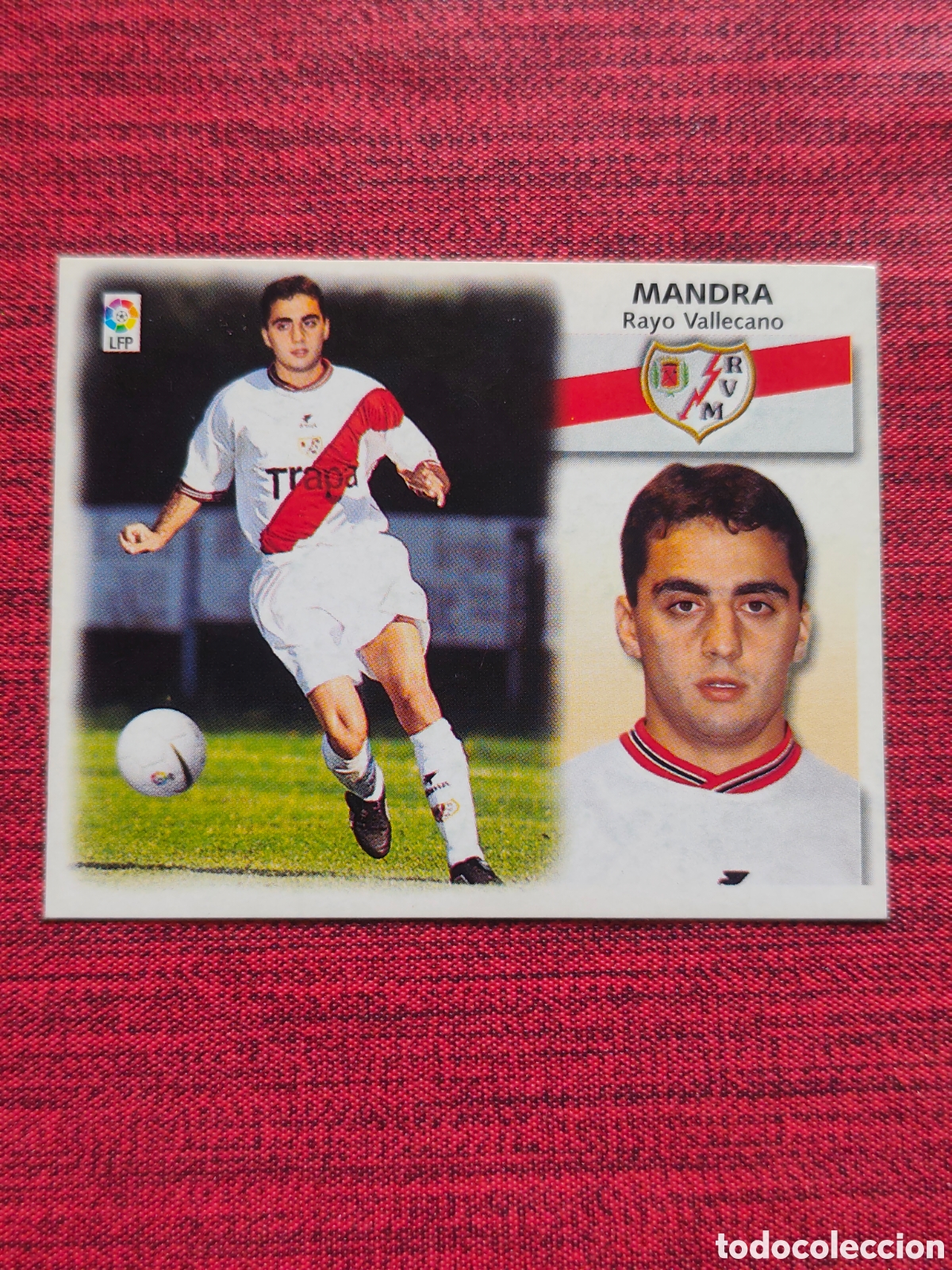 Cromos de f&uacute;tbol: FICHAJE 9 BIS MANDRA RAYO VALLECANO EDICIONES ESTE 1999 2000