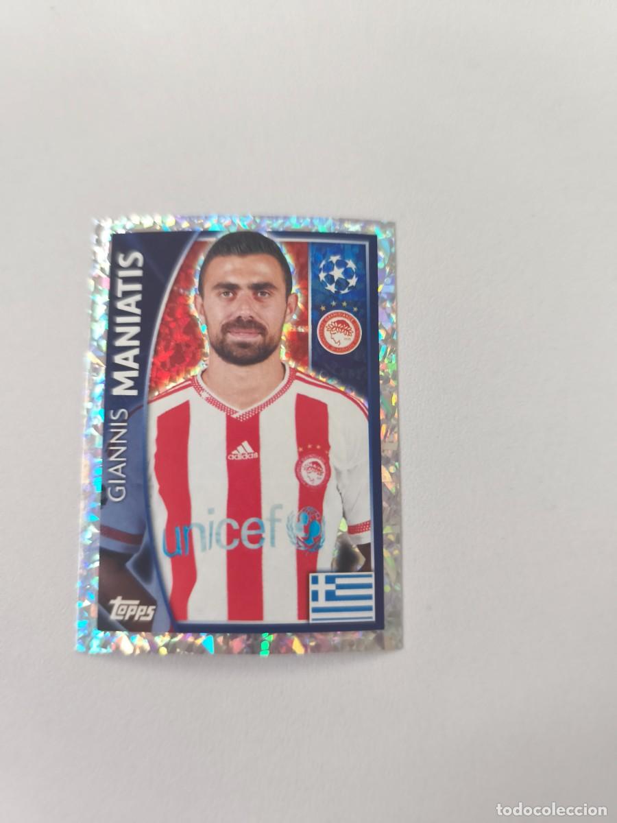 Cromos de f&uacute;tbol: STICKERS CHAMPIONS LEAGUE 16 17 2016 2017 TOPPS GIANNIS MANIATIS OLYMPIACOS 413 CJU
