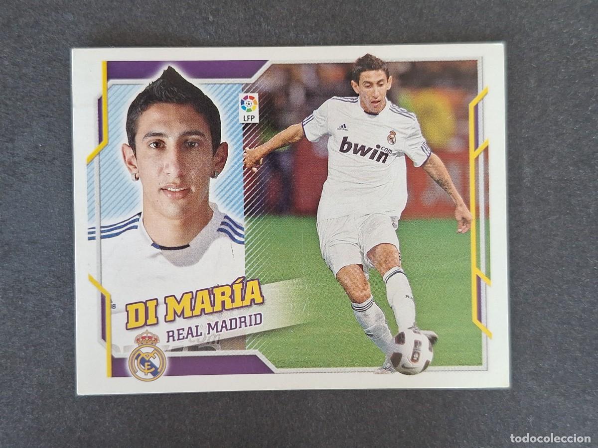 Cromos de f&uacute;tbol: L4 DI MARIA REAL MADRID FICHAJE 22 LIGA ESTE 2010 2011 10 11 NUNCA PEGADO SIN PEGAR