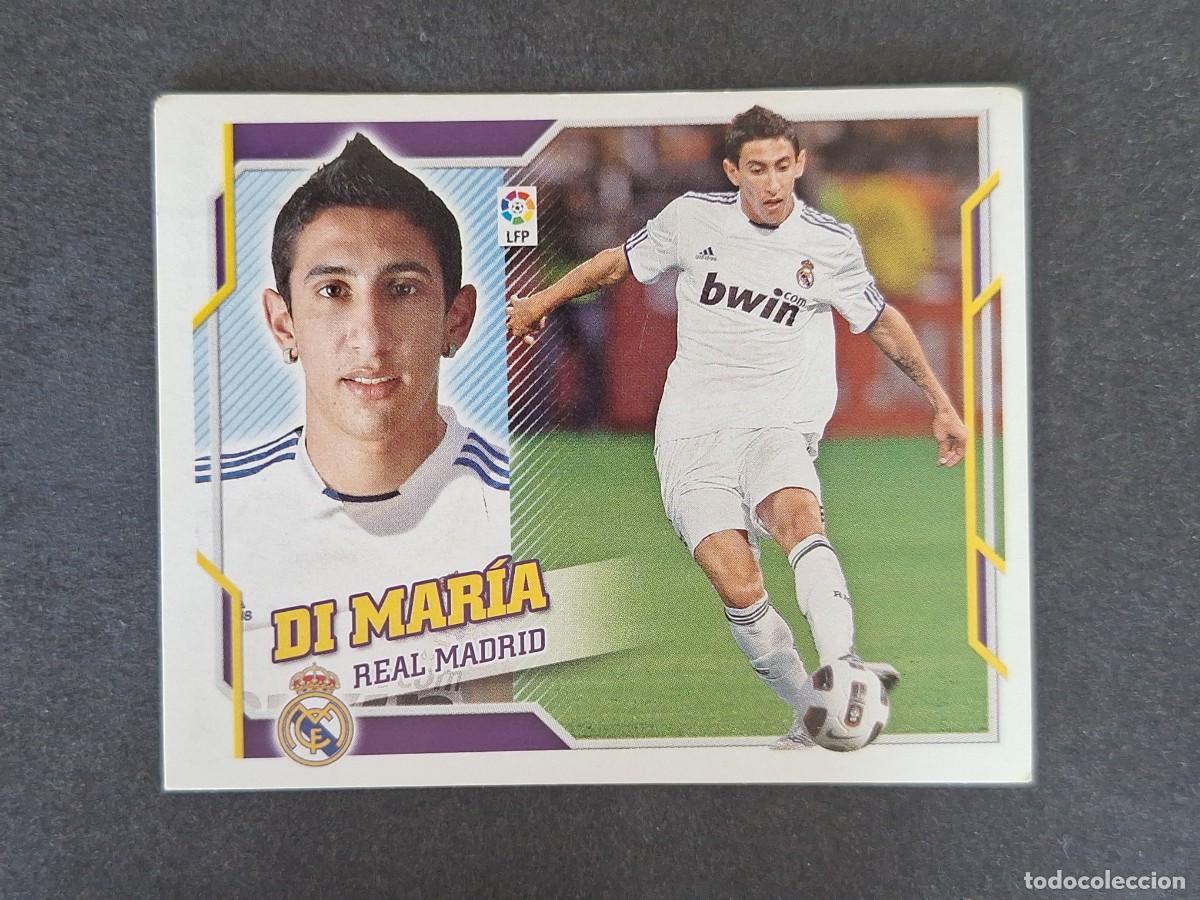 Cromos de f&uacute;tbol: L4 DI MARIA REAL MADRID FICHAJE 22 LIGA ESTE 2010 2011 10 11 NUNCA PEGADO SIN PEGAR