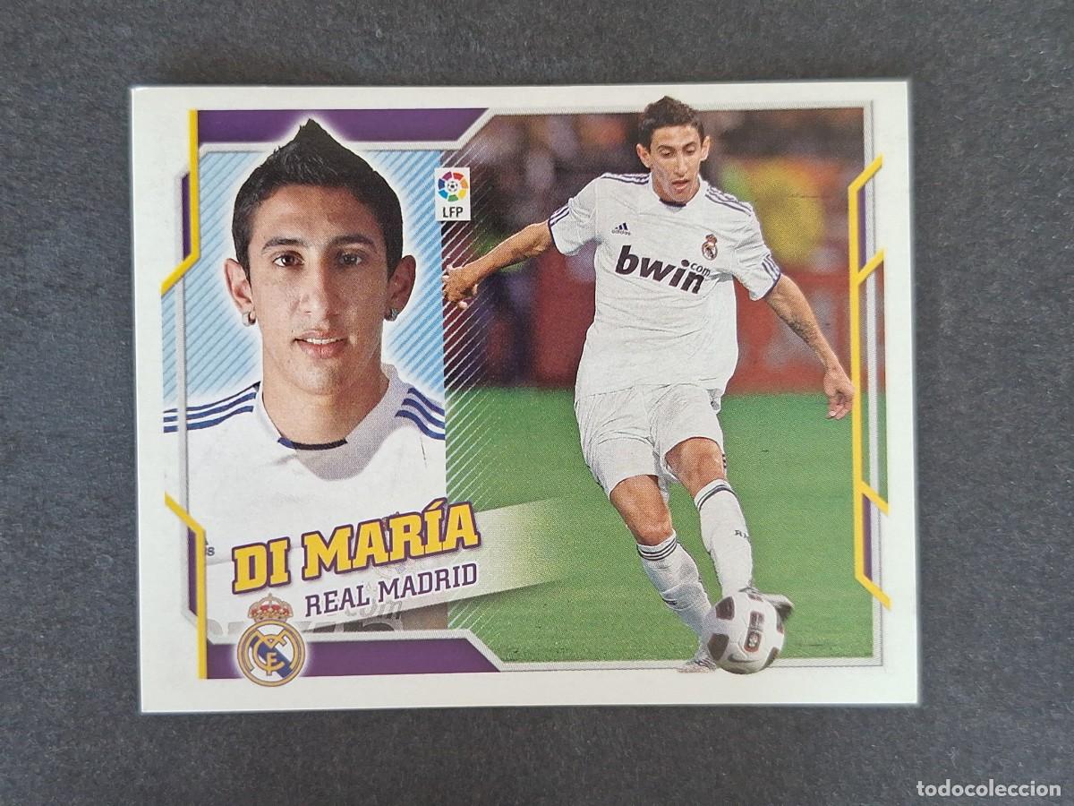 Cromos de f&uacute;tbol: L4 DI MARIA REAL MADRID FICHAJE 22 LIGA ESTE 2010 2011 10 11 NUNCA PEGADO SIN PEGAR