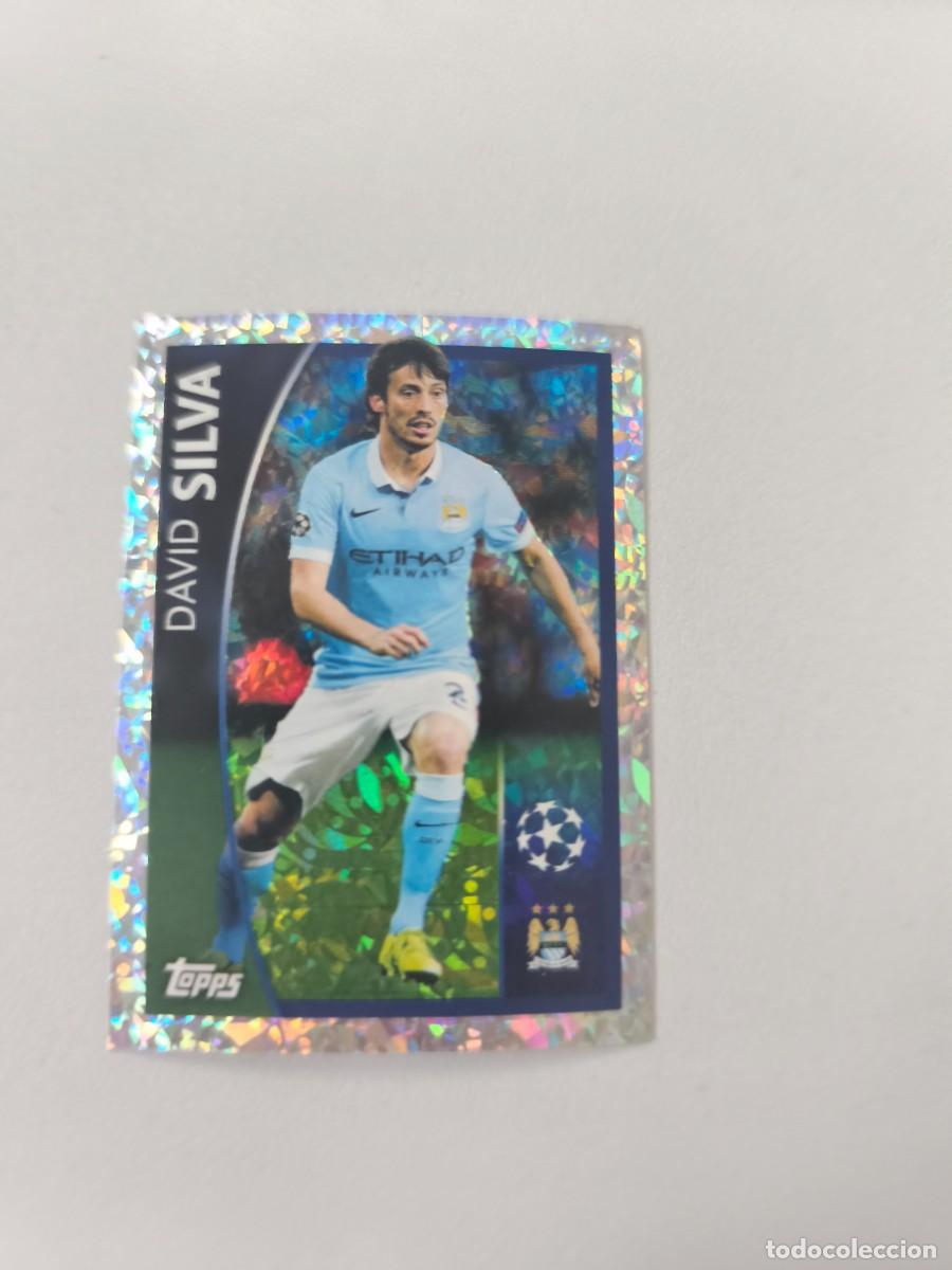 Cromos de f&uacute;tbol: STICKERS CHAMPIONS LEAGUE 16 17 2016 2017 TOPPS DAVID SILVA MANCHESTER CITY 578 CJU