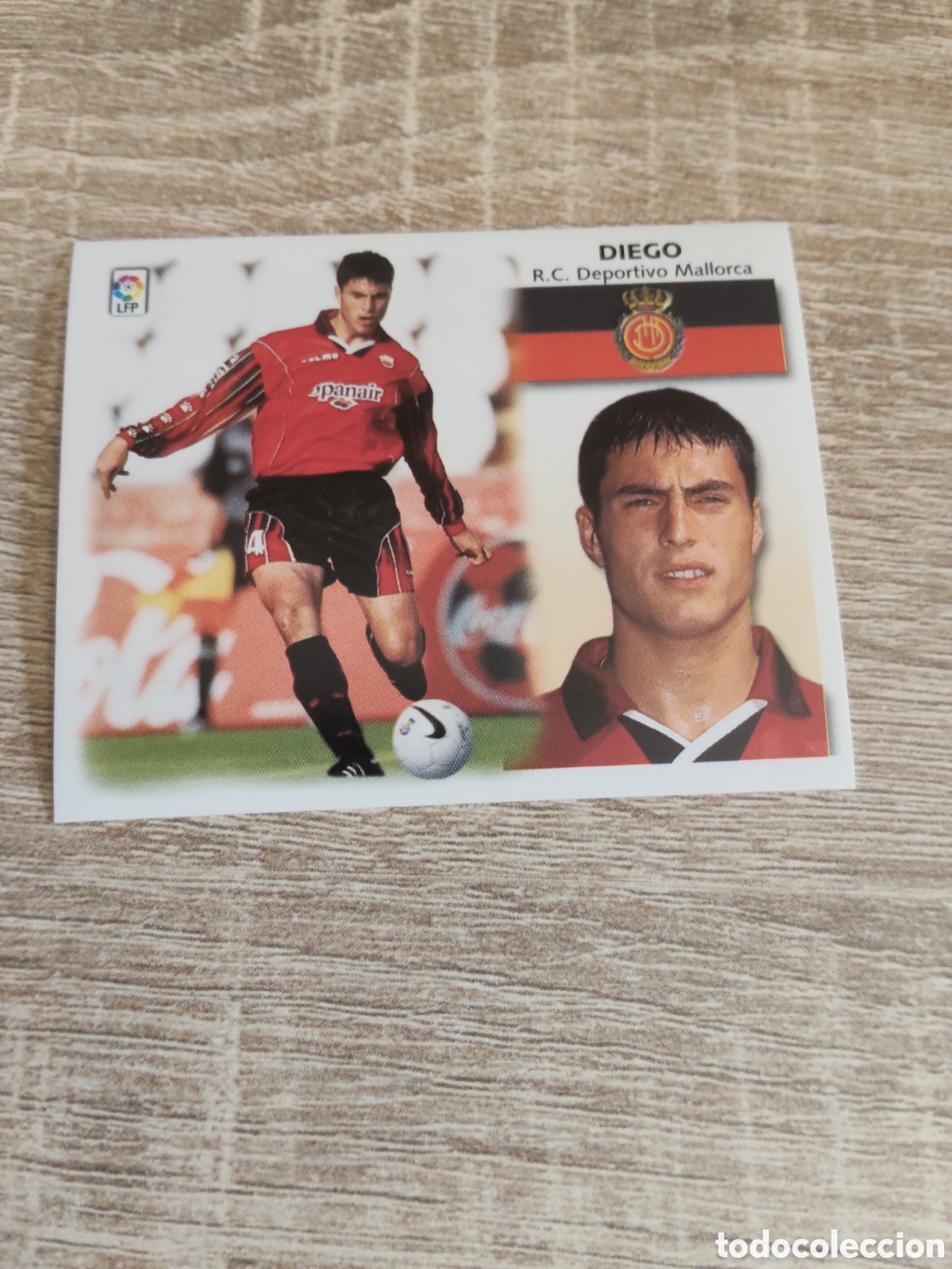 Cromos de f&uacute;tbol: Diego Mallorca liga 1999 2000 99 00 ediciones este