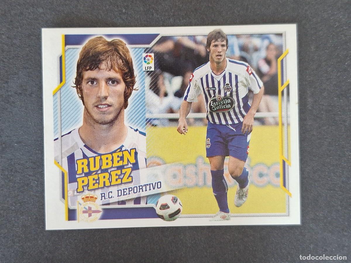 Cromos de f&uacute;tbol: L4 RUBEN PEREZ DEPORTIVO DE LA CORU&Ntilde;A FICHAJE 23 LIGA ESTE 2010 2011 10 11 NUNCA PEGADO SIN PEGAR