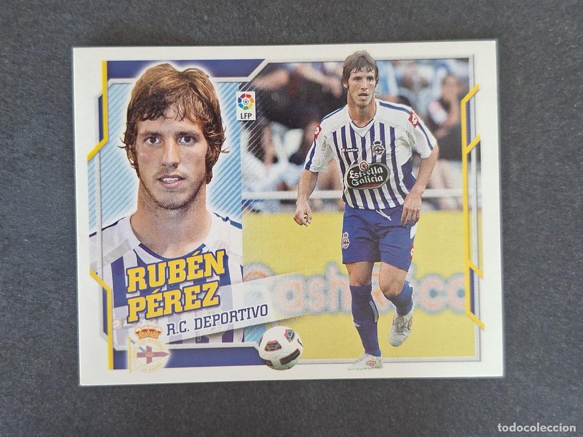 Cromos de f&uacute;tbol: L4 RUBEN PEREZ DEPORTIVO DE LA CORU&Ntilde;A FICHAJE 23 LIGA ESTE 2010 2011 10 11 NUNCA PEGADO SIN PEGAR