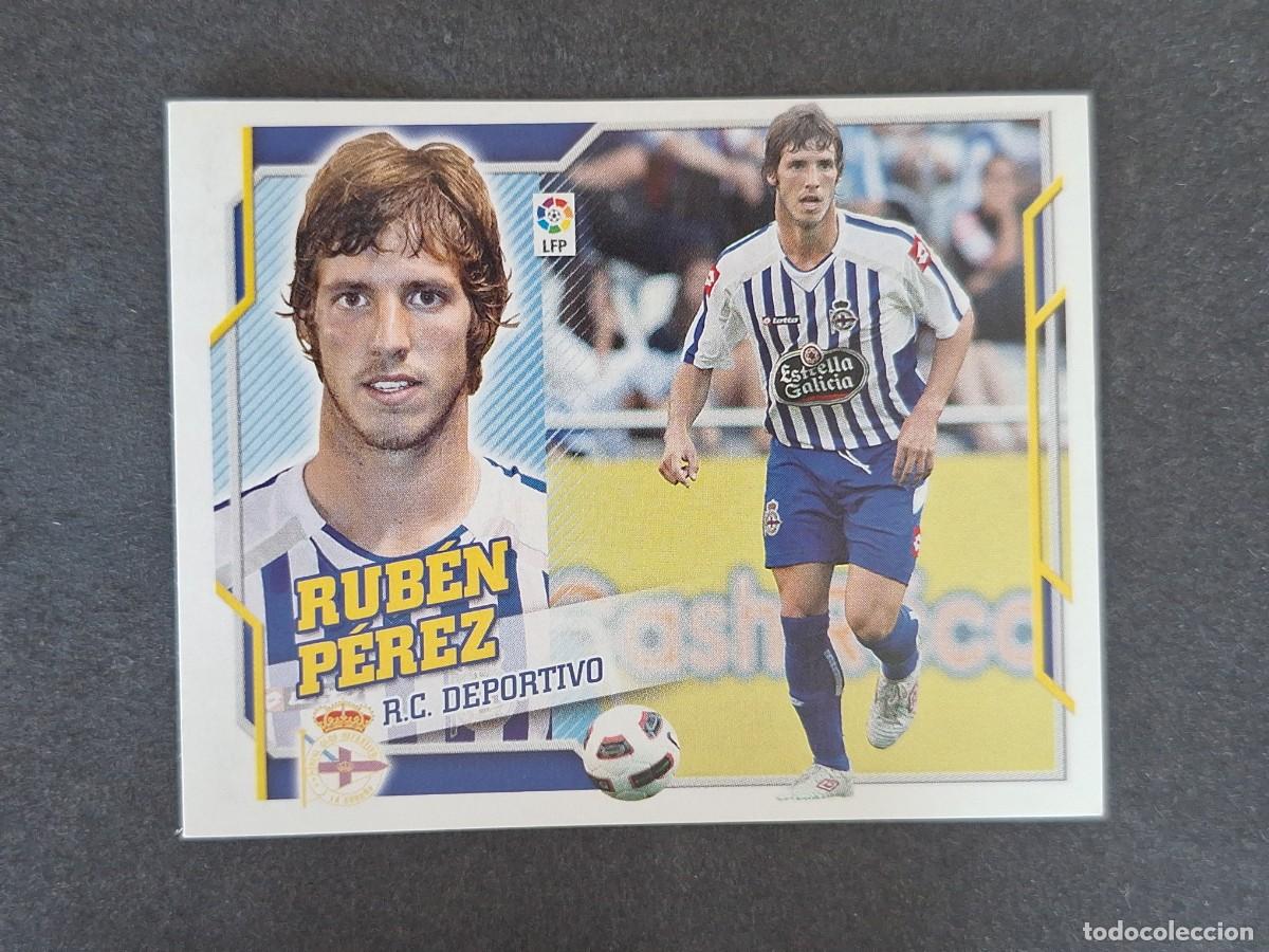Cromos de f&uacute;tbol: L4 RUBEN PEREZ DEPORTIVO DE LA CORU&Ntilde;A FICHAJE 23 LIGA ESTE 2010 2011 10 11 NUNCA PEGADO SIN PEGAR