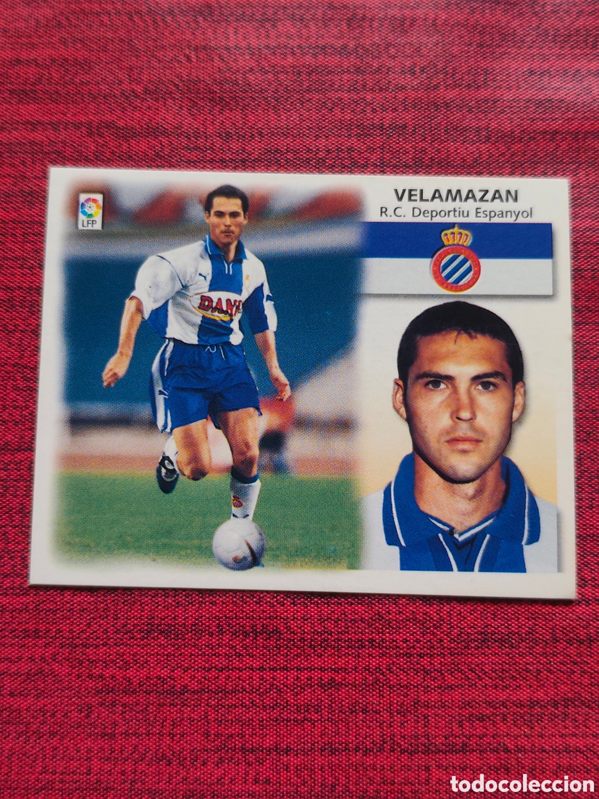 Cromos de f&uacute;tbol: FICHAJE 2 VELAMAZAN ESPANYOL EDICIONES ESTE 1999 2000