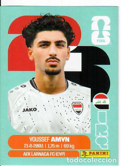 Cromos de f&uacute;tbol: CROMO PANINI MUNDIAL WORLD CUP 2026 - IRQ14 IRQ 14 - AMYN - IRAQ