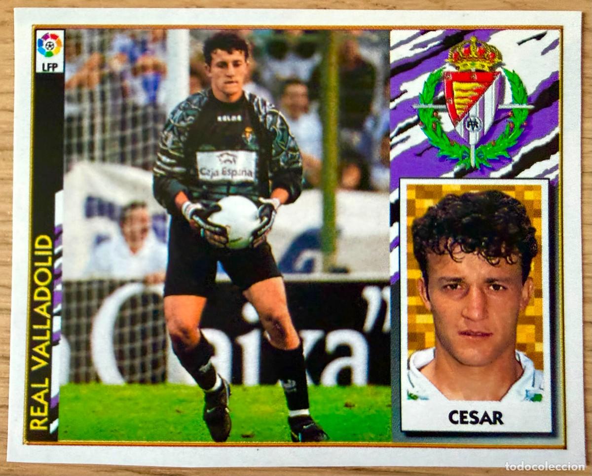Cromos de f&uacute;tbol: CESAR VALLADOLID 97 98 1997 1998 LIGA EDICIONES ESTE RECORTADO STICKER