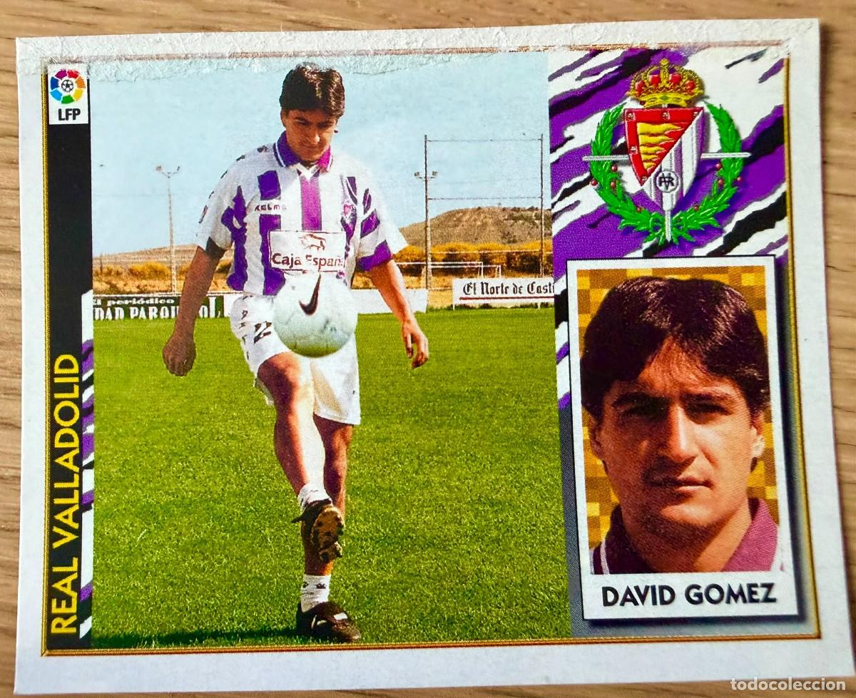 Cromos de f&uacute;tbol: DAVID GOMEZ VALLADOLID 97 98 1997 1998 LIGA EDICIONES ESTE RECORTADO STICKER