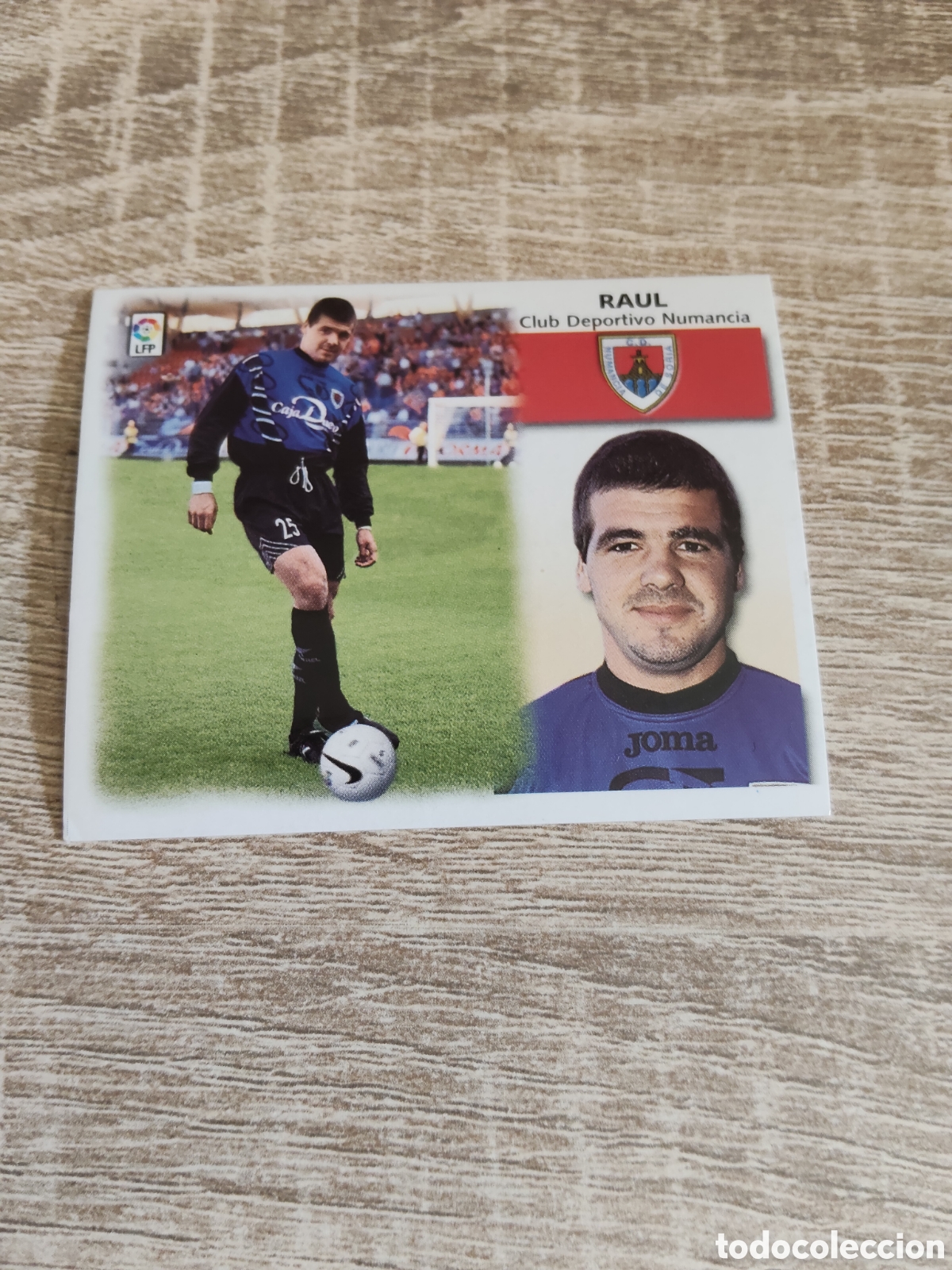 Cromos de f&uacute;tbol: Raul Numancia liga 1999 2000 99 00 ediciones este