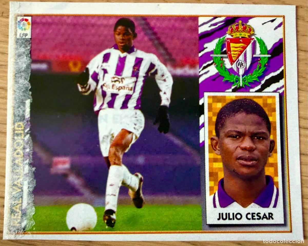 Cromos de f&uacute;tbol: JULIO CESAR VALLADOLID 97 98 1997 1998 LIGA EDICIONES ESTE RECORTADO STICKER