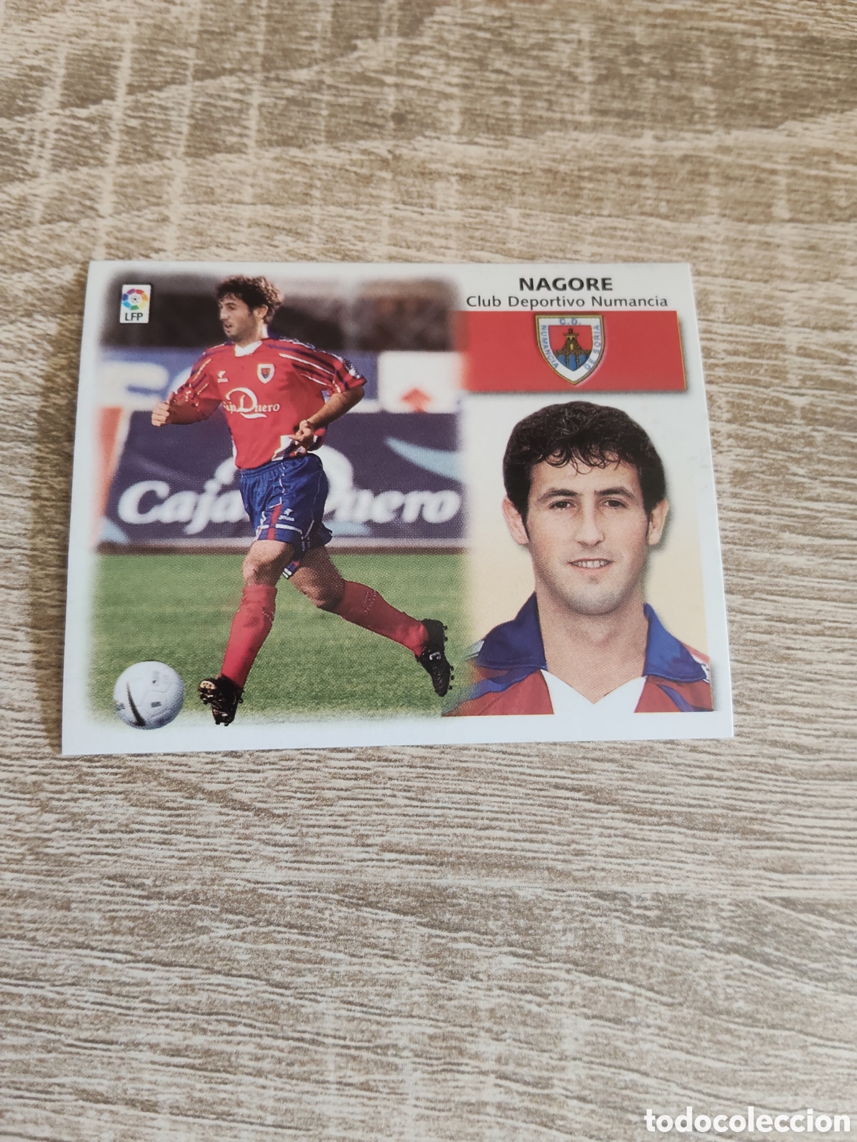 Cromos de f&uacute;tbol: Nagore Numancia liga 1999 2000 99 00 ediciones este