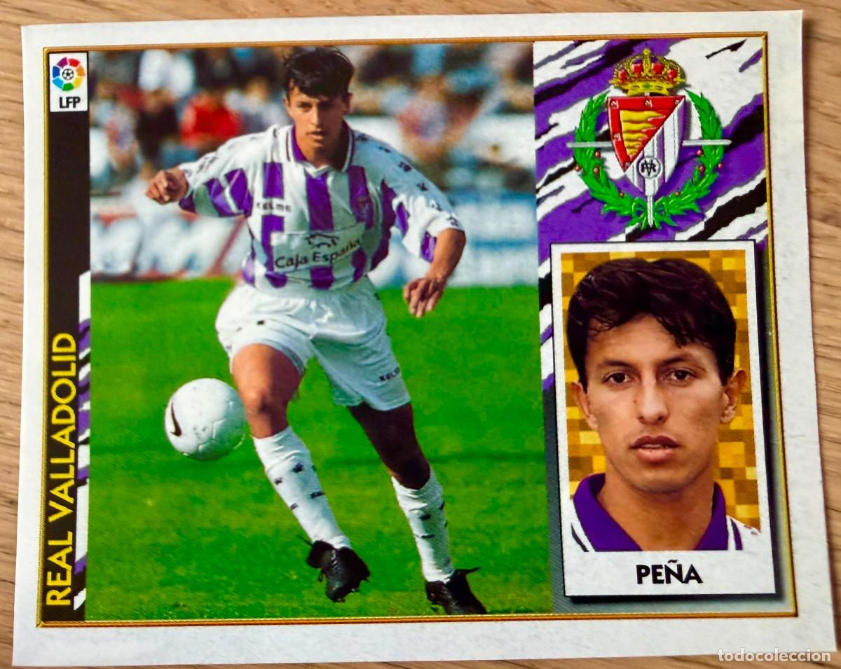Cromos de f&uacute;tbol: PE&Ntilde;A VALLADOLID 97 98 1997 1998 LIGA EDICIONES ESTE RECORTADO STICKER
