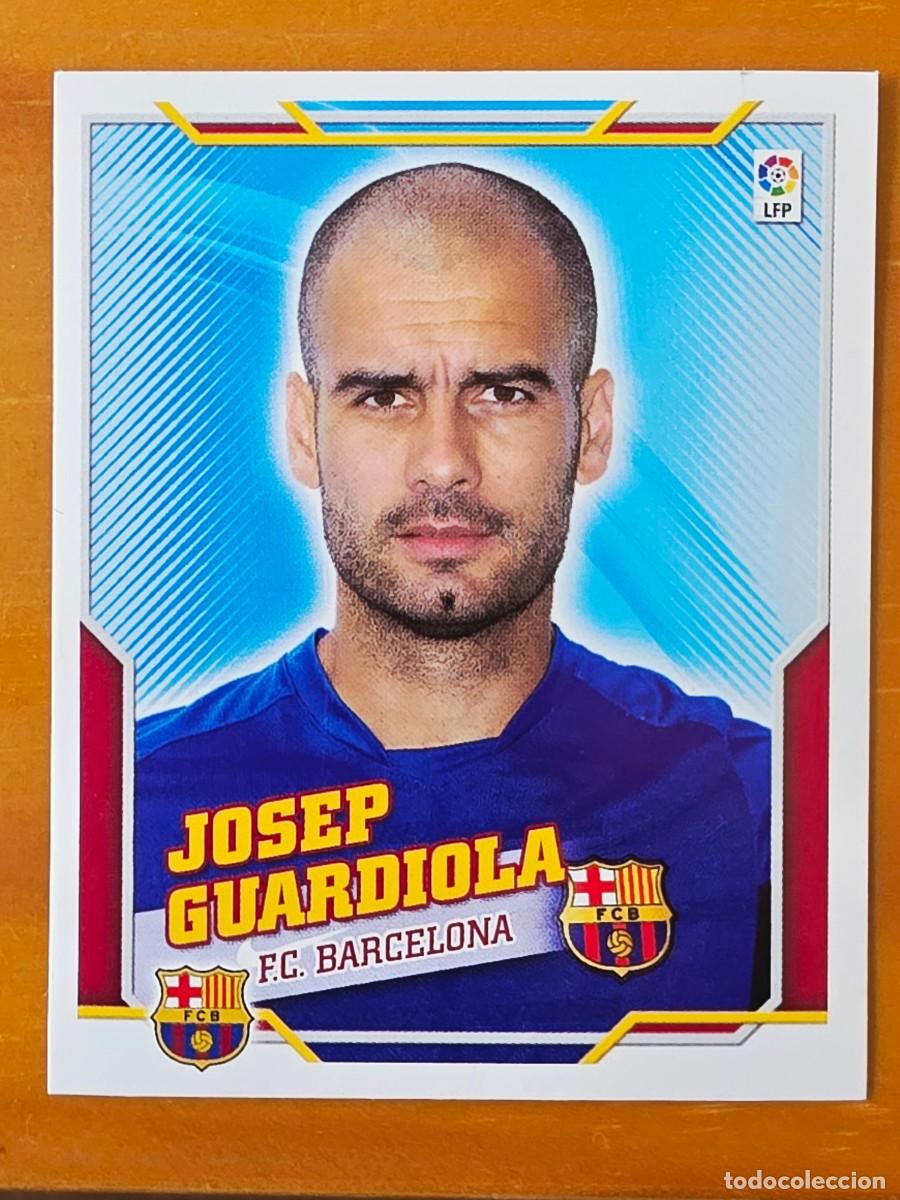 Cromos de f&uacute;tbol: Entrenador Josep Pep Guardiola, FC Barcelona, Panini Ediciones Liga Este 2010 2011 10 11