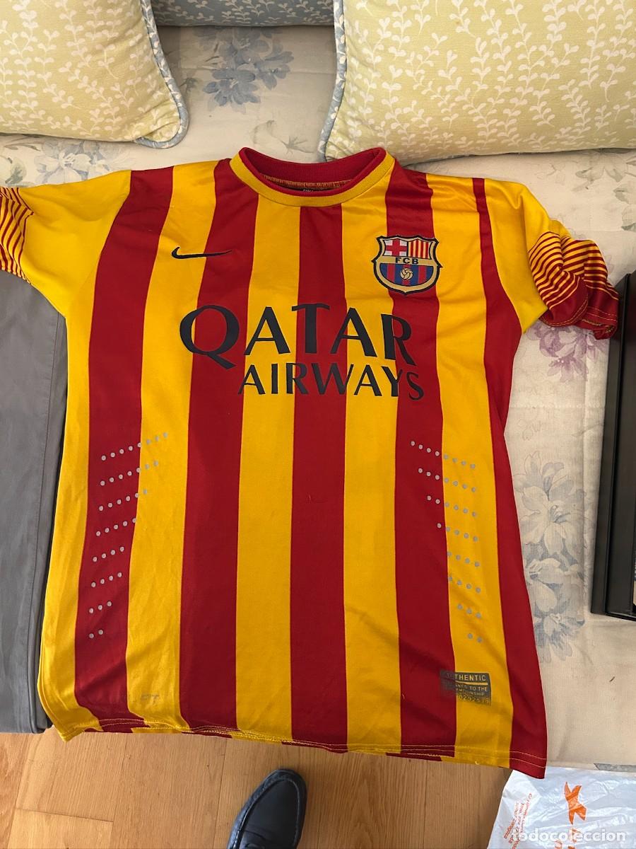 Cromos de f&uacute;tbol: LEO MESSI N&ordm; 10 CAMISETA BARCELONA OFICIAL QATAR BUEN ESTADO