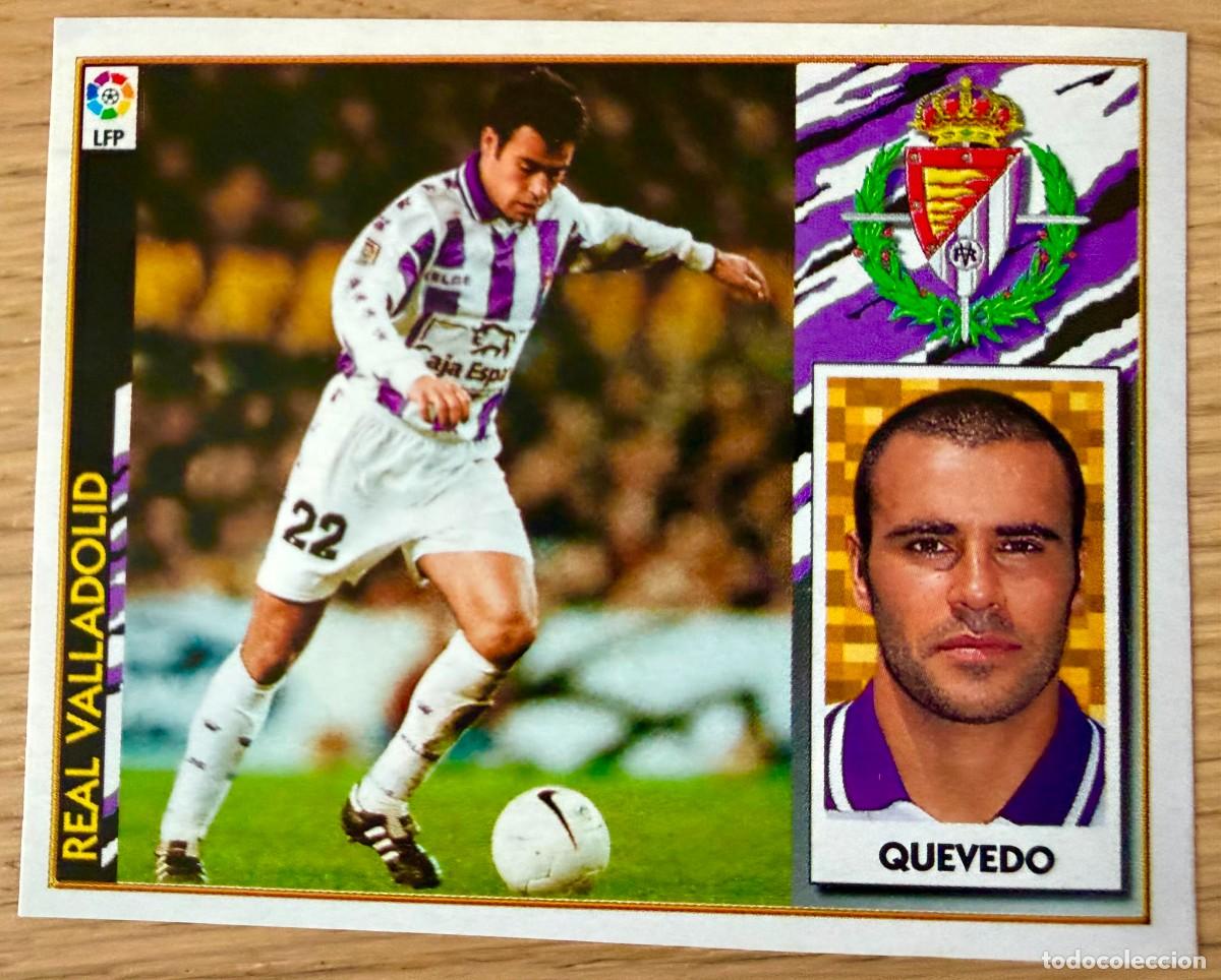 Cromos de f&uacute;tbol: QUEVEDO VALLADOLID 97 98 1997 1998 LIGA EDICIONES ESTE RECORTADO STICKER