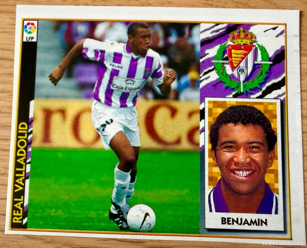 Cromos de f&uacute;tbol: BENJAMIN VALLADOLID 97 98 1997 1998 LIGA EDICIONES ESTE RECORTADO STICKER