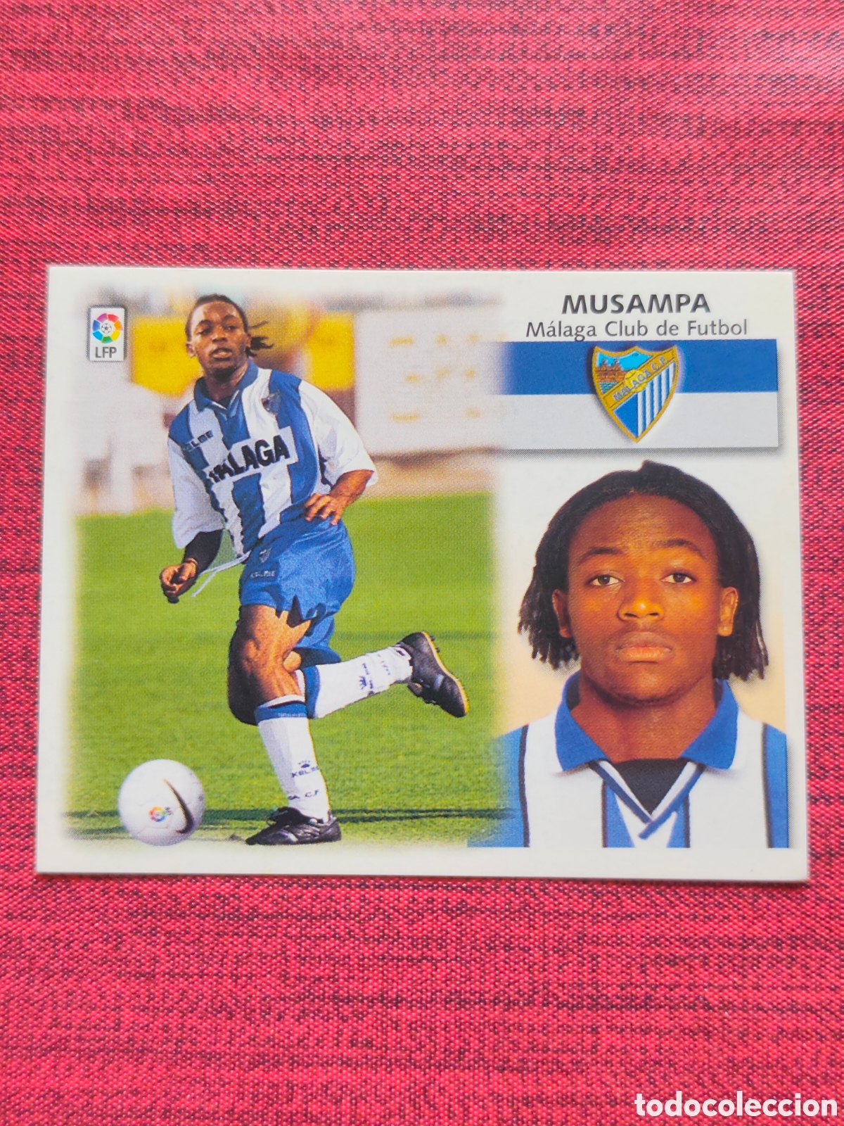 Cromos de f&uacute;tbol: FICHAJE 6 MUSAMPA M&Aacute;LAGA EDICIONES ESTE 1999 2000