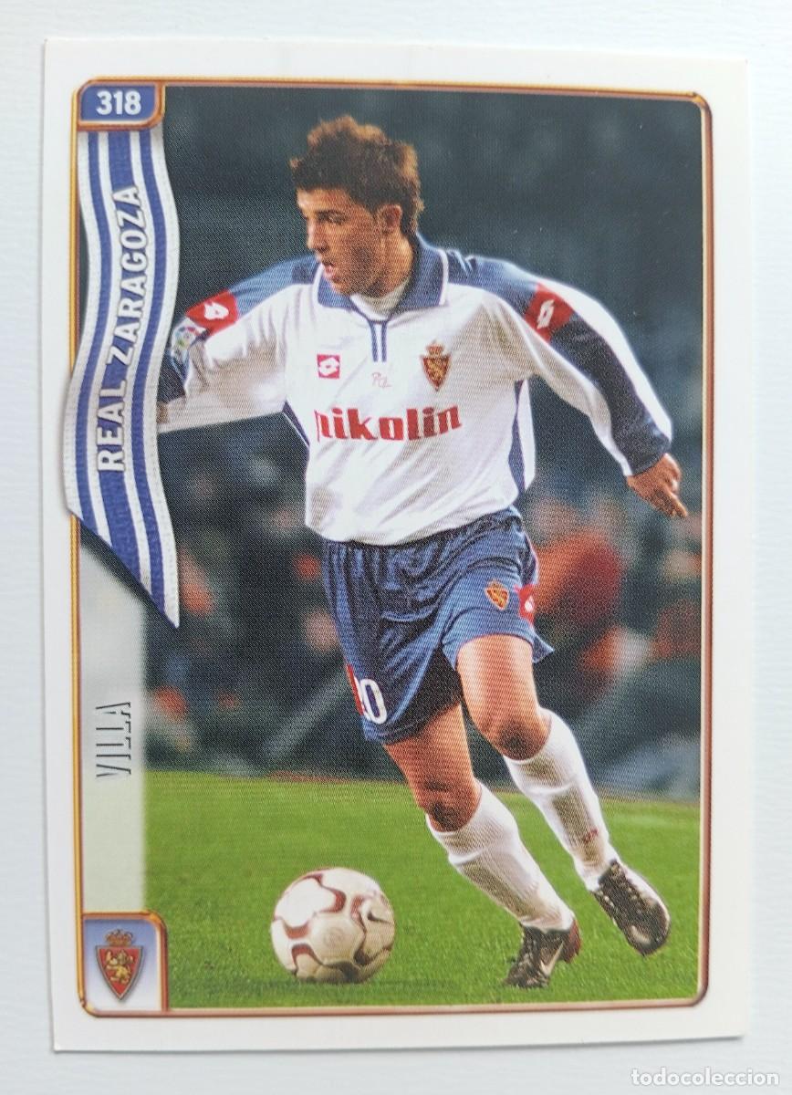 Cromos de f&uacute;tbol: CROMO FUTBOL REAL ZARAGOZA MUNDI CROMO 2004-2005: DAVID VILLA