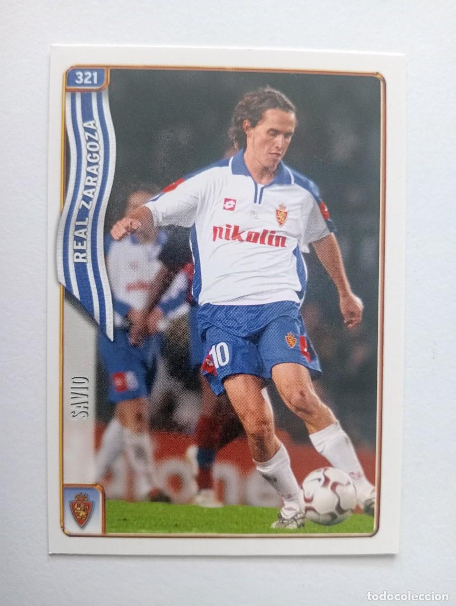 Cromos de f&uacute;tbol: CROMO FUTBOL REAL ZARAGOZA MUNDI CROMO 2004-2005: SAVIO