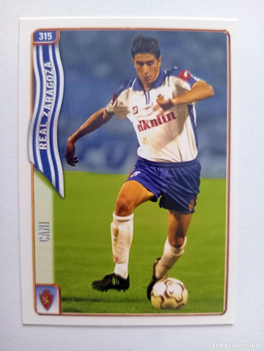 Cromos de f&uacute;tbol: CROMO FUTBOL REAL ZARAGOZA MUNDI CROMO 2004-2005: CANI