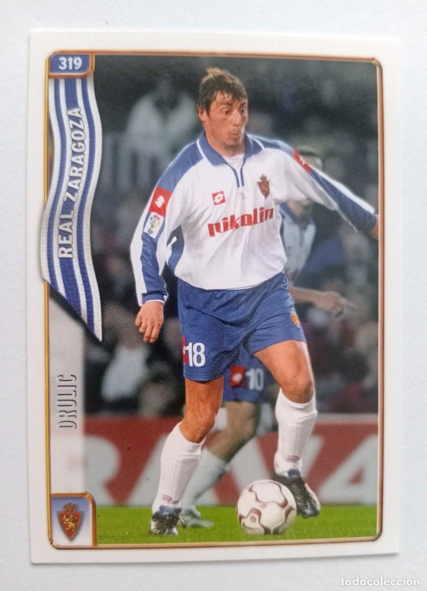 Cromos de f&uacute;tbol: CROMO FUTBOL REAL ZARAGOZA MUNDI CROMO 2004-2005: DRULIC