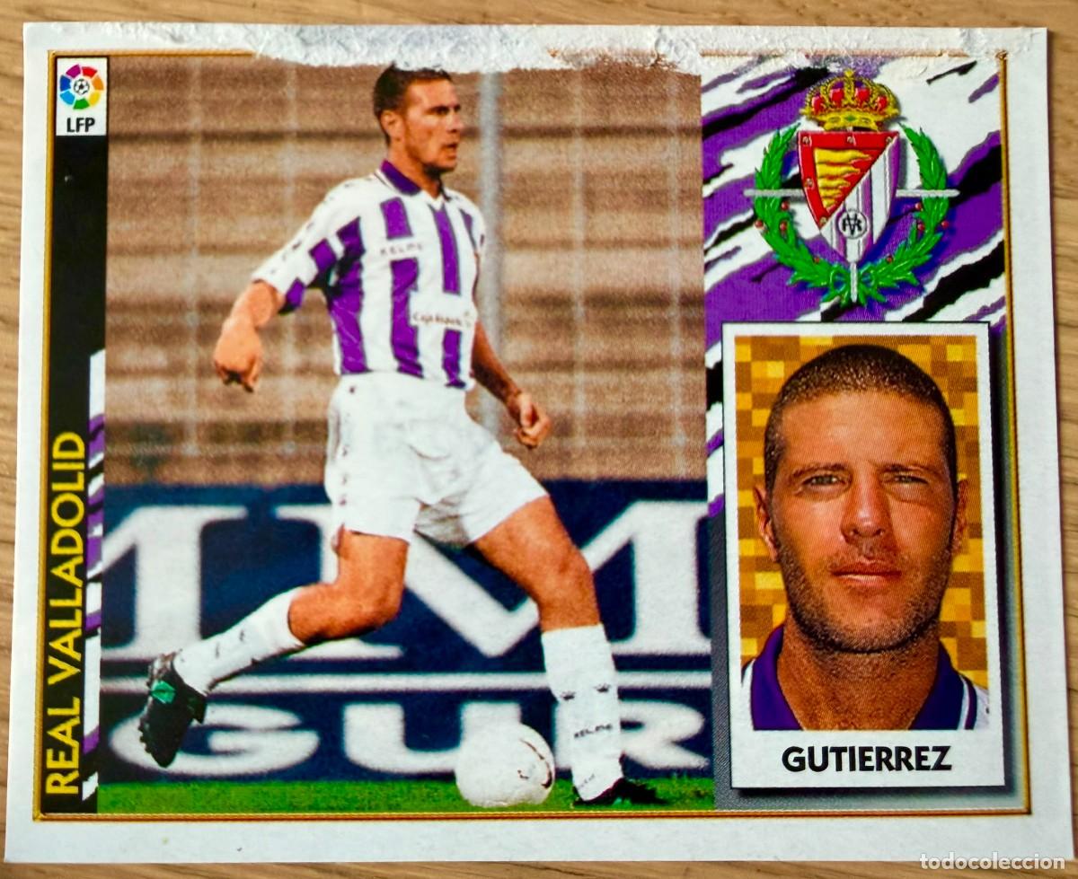 Cromos de f&uacute;tbol: GUTIERREZ VALLADOLID 97 98 1997 1998 LIGA EDICIONES ESTE RECORTADO STICKER