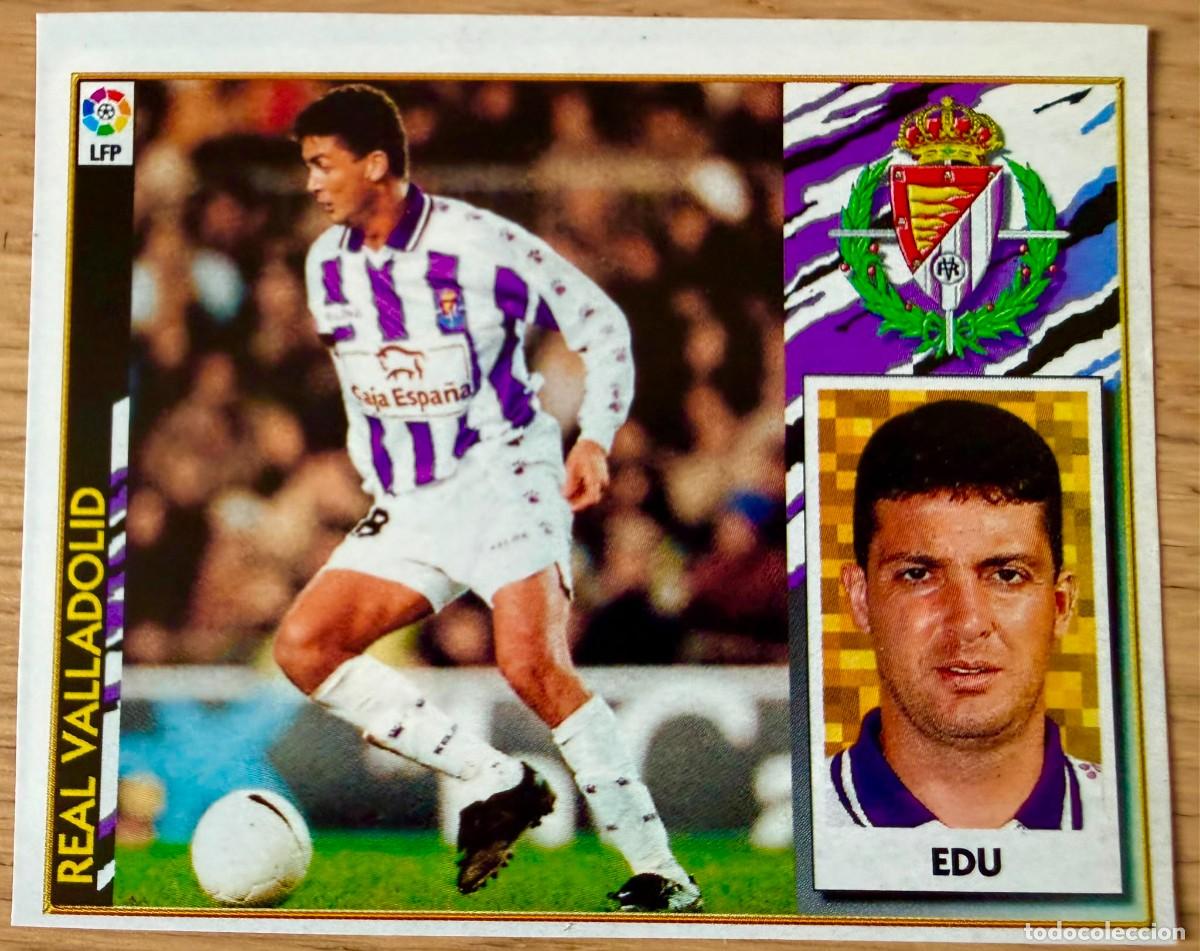 Cromos de f&uacute;tbol: EDU VALLADOLID 97 98 1997 1998 LIGA EDICIONES ESTE RECORTADO STICKER
