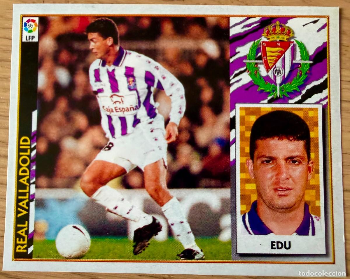 Cromos de f&uacute;tbol: EDU VALLADOLID 97 98 1997 1998 LIGA EDICIONES ESTE RECORTADO STICKER