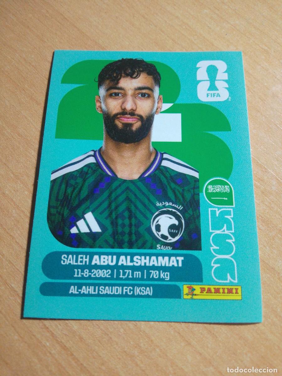 Cromos de f&uacute;tbol: ABU ALSHAMAT ARABIA SAUD&Iacute; KSA 14 MUNDIAL FIFA WORLD CUP 2026 26 PANINI STICKERS NUEVO