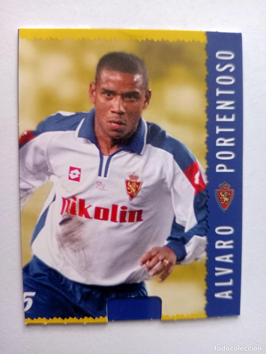 Cromos de f&uacute;tbol: CROMO FUTBOL REAL ZARAGOZA MUNDI CROMO 2004-2005: ALVARO PORTENTOSO