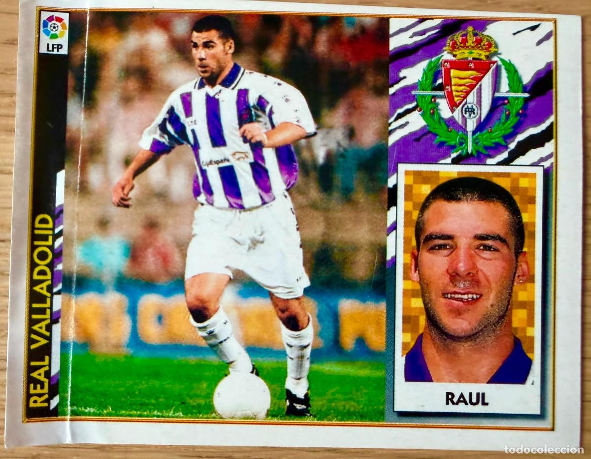 Cromos de f&uacute;tbol: RAUL VALLADOLID 97 98 1997 1998 LIGA EDICIONES ESTE RECORTADO STICKER