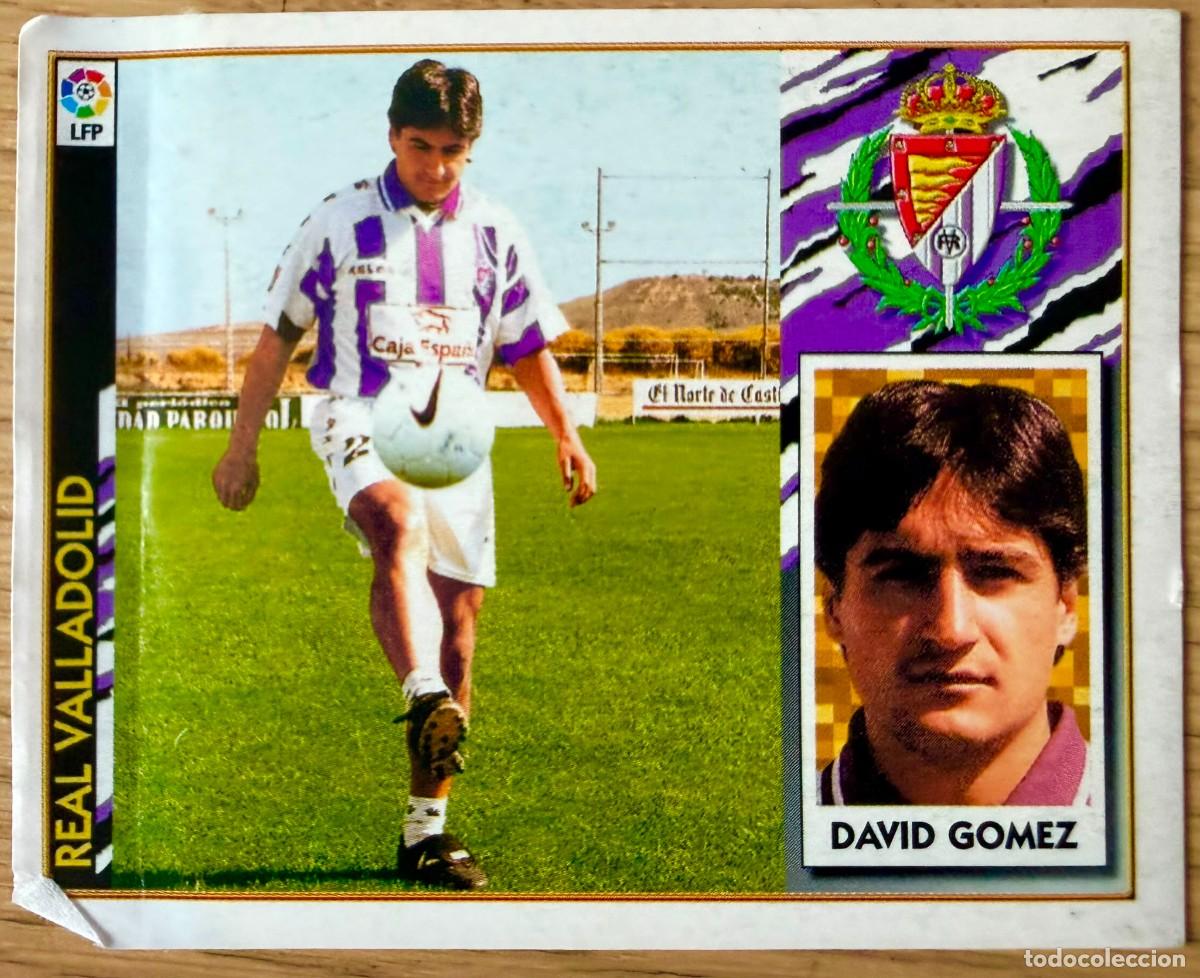 Cromos de f&uacute;tbol: DAVID GOMEZ VALLADOLID 97 98 1997 1998 LIGA EDICIONES ESTE RECORTADO STICKER