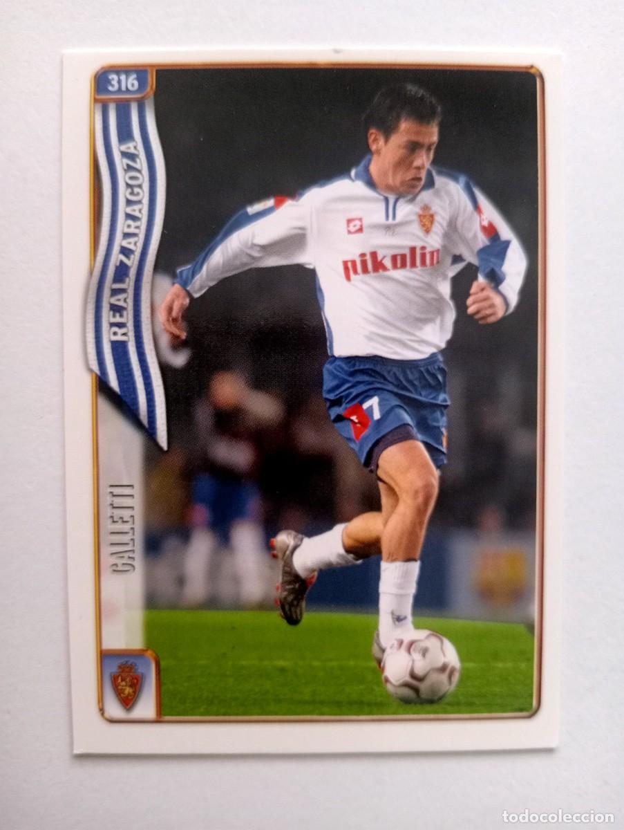 Cromos de f&uacute;tbol: CROMO FUTBOL REAL ZARAGOZA MUNDI CROMO 2004-2005: GALLETI