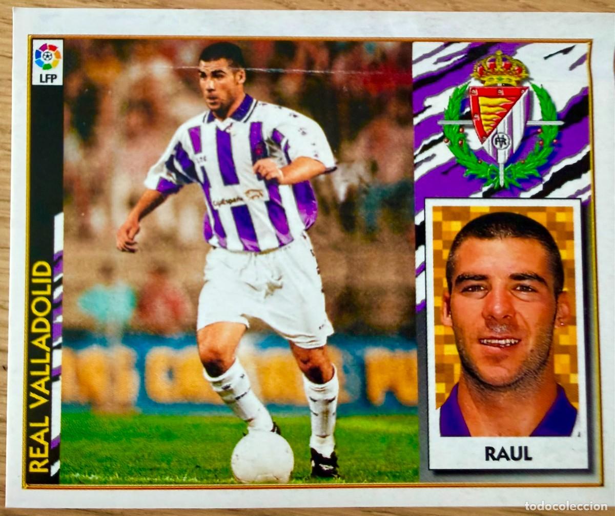 Cromos de f&uacute;tbol: RAUL VALLADOLID 97 98 1997 1998 LIGA EDICIONES ESTE VENTANILLA STICKER