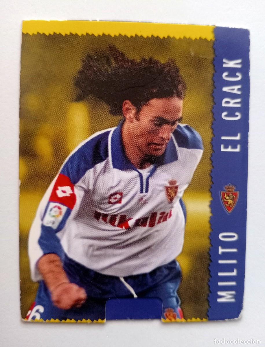 Cromos de f&uacute;tbol: CROMO FUTBOL REAL ZARAGOZA MUNDI CROMO 2004-2005: GABI MILITO CRACK