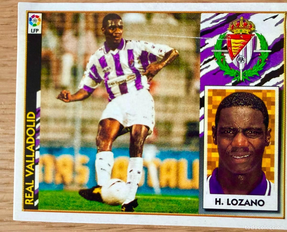 Cromos de f&uacute;tbol: HAROLD LOZANO VALLADOLID 97 98 1997 1998 LIGA EDICIONES ESTE VENTANILLA STICKER