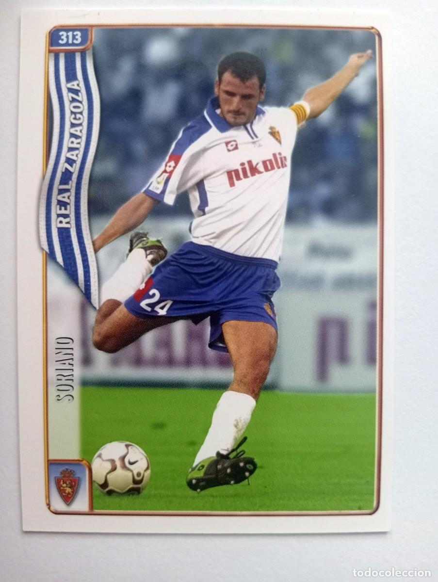 Cromos de f&uacute;tbol: CROMO FUTBOL REAL ZARAGOZA MUNDI CROMO 2004-2005: SORIANO