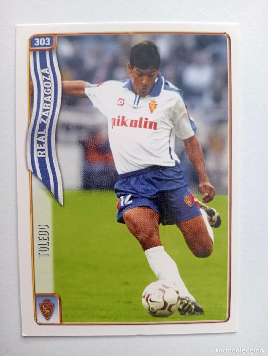 Cromos de f&uacute;tbol: CROMO FUTBOL REAL ZARAGOZA MUNDI CROMO 2004-2005: TOLEDO