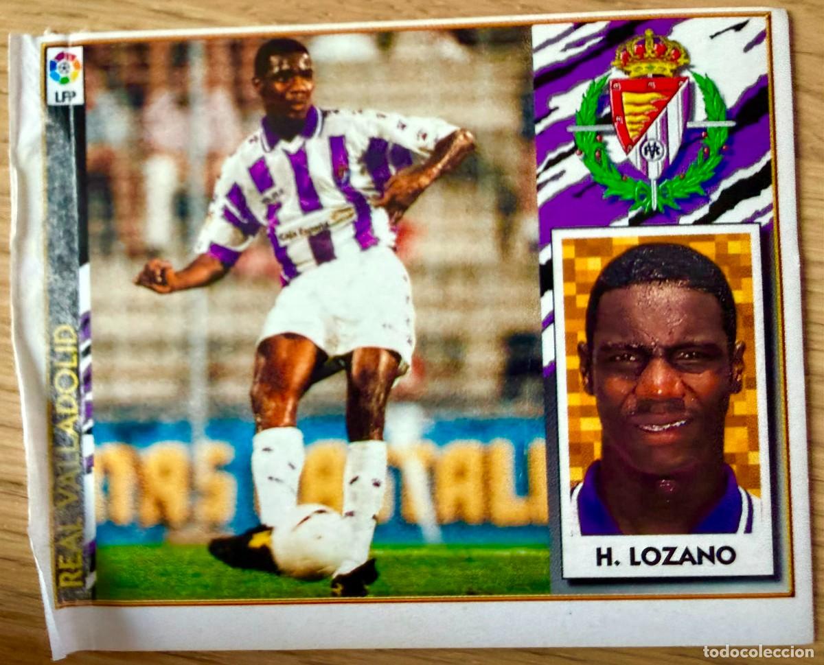 Cromos de f&uacute;tbol: HAROLD LOZANO VALLADOLID 97 98 1997 1998 LIGA EDICIONES ESTE VENTANILLA STICKER
