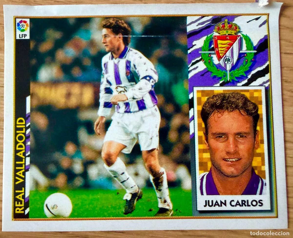 Figurine di Calcio: JUAN CARLOS VALLADOLID 97 98 1997 1998 LIGA EDICIONES ESTE VENTANILLA STICKER