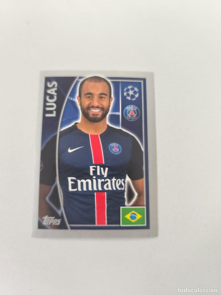 Cromos de f&uacute;tbol: STICKERS CHAMPIONS LEAGUE 16 17 2016 2017 TOPPS LUCAS MOURA PSG 26 CJU