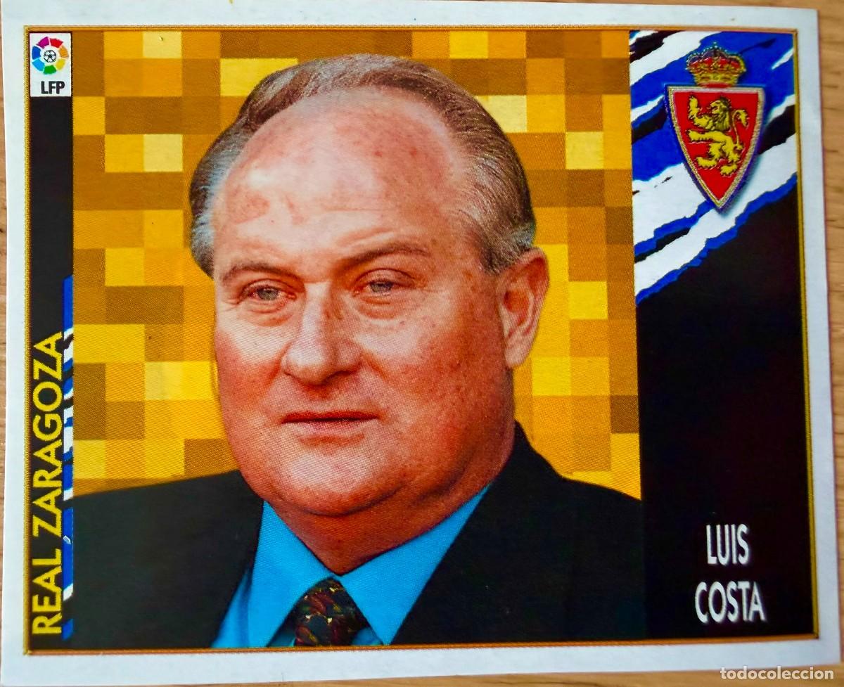 Cromos de f&uacute;tbol: ENTRENADOR LUIS COSTA REAL ZARAGOZA 97 98 1997 1998 LIGA EDICIONES ESTE RECORTADO STICKER