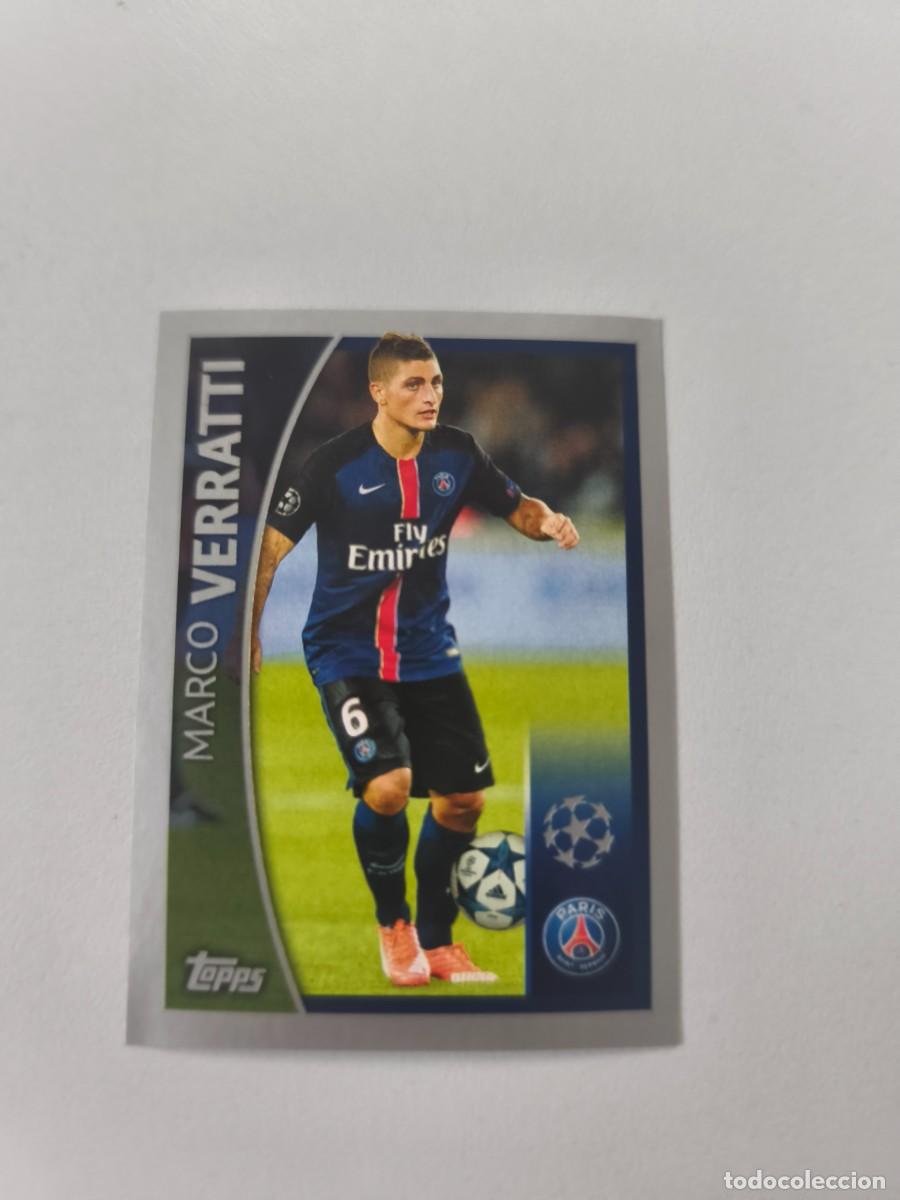 Cromos de f&uacute;tbol: STICKERS CHAMPIONS LEAGUE 16 17 2016 2017 TOPPS MARCO VERRATTI PSG 580 CJU