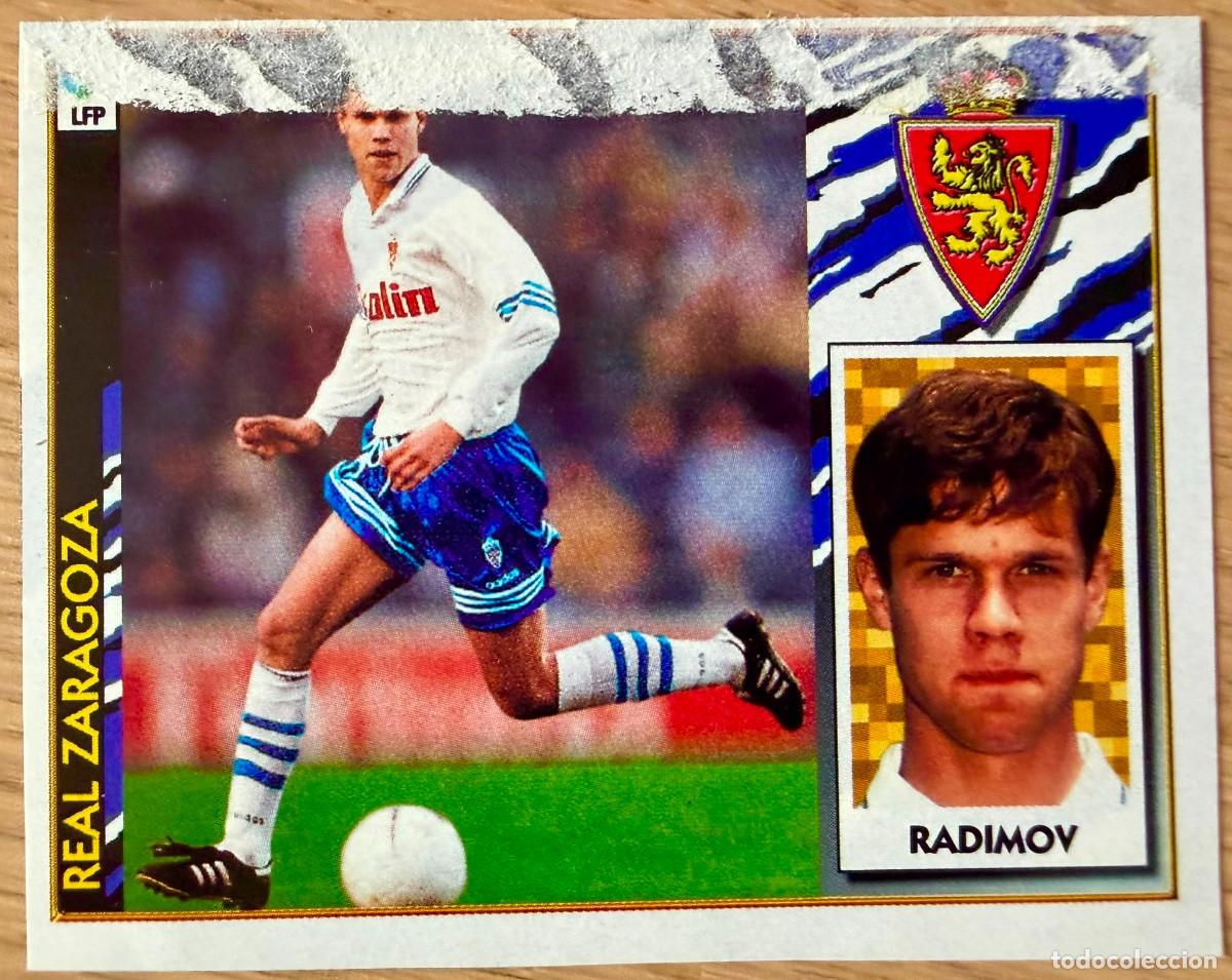 Cromos de f&uacute;tbol: RADIMOV REAL ZARAGOZA 97 98 1997 1998 LIGA EDICIONES ESTE RECORTADO STICKER
