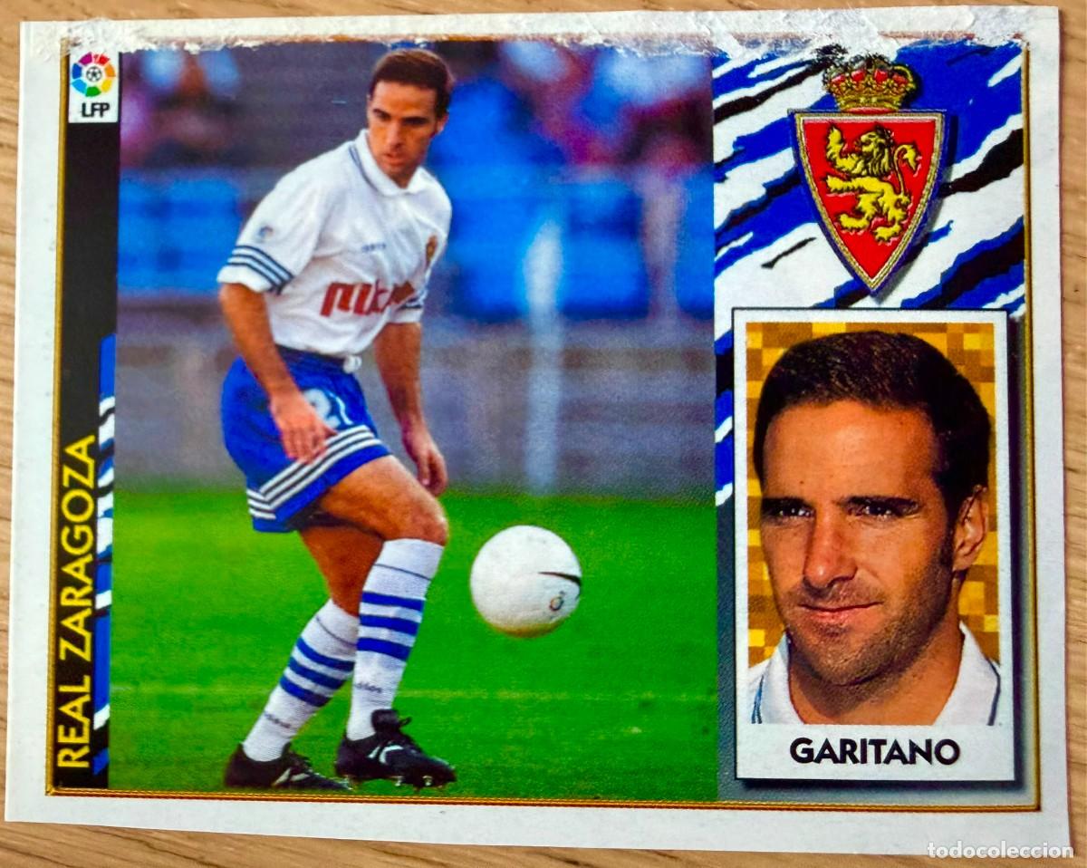 Cromos de f&uacute;tbol: GARITANO REAL ZARAGOZA 97 98 1997 1998 LIGA EDICIONES ESTE RECORTADO STICKER